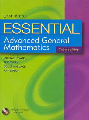 Essential Advanced General Mathematics with Student CD-ROM de Michael Evans