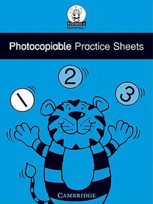 First Skills in Numeracy 1 Photocopiable practice sheets de Sue Atkinson