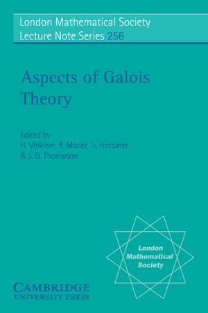 Aspects of Galois Theory de Helmut Voelklein