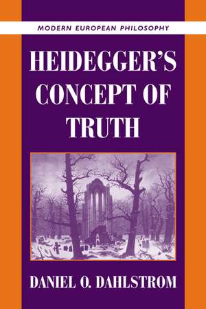 Heidegger's Concept of Truth de Daniel O. Dahlstrom