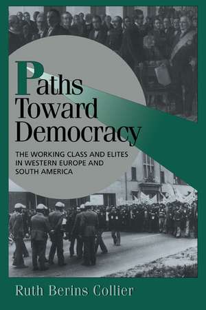 Paths toward Democracy: The Working Class and Elites in Western Europe and South America de Ruth Berins Collier