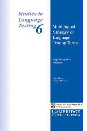 Multilingual Glossary of Language Testing Terms de ALTE members