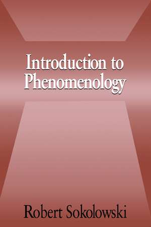 Introduction to Phenomenology de Robert Sokolowski