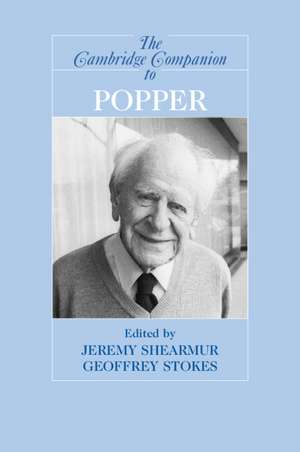 The Cambridge Companion to Popper de Jeremy Shearmur