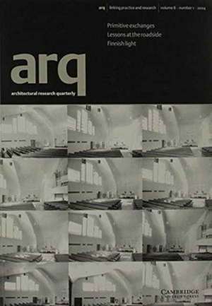 arq: Architectural Research Quarterly: Volume 8, Part 1 de Richard Weston