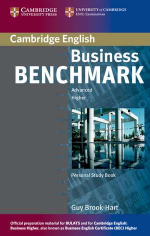 Business Benchmark Advanced Personal Study Book for BEC and BULATS de Guy Brook-Hart