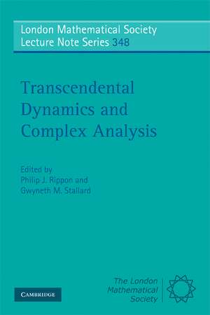 Transcendental Dynamics and Complex Analysis de Philip J. Rippon