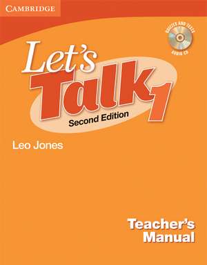 Let's Talk Level 1 Teacher's Manual with Audio CD de Leo Jones