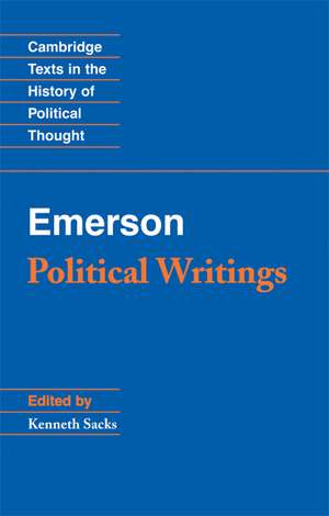 Emerson: Political Writings de Kenneth S. Sacks