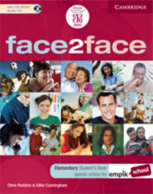 face2face Elementary Student's Book with CD-ROM/Audio CD EMPIK Polish Edition de Chris Redston