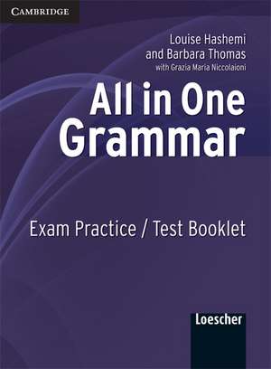 All in One Grammar Exam Practice and Test Booklet Italian edition de Louise Hashemi