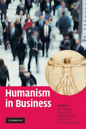 Humanism in Business de Heiko Spitzeck