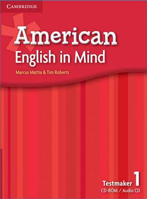 American English in Mind Level 1 Testmaker Audio CD and CD-ROM de Marcus Mattia