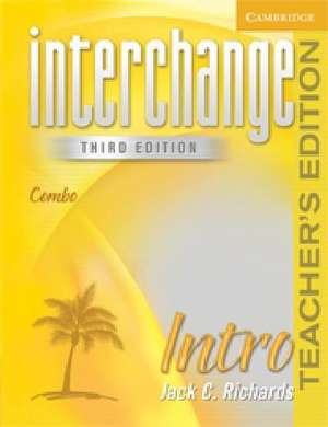 Interchange Combo Intro Level Teacher's edition Arab World edition de Jack C. Richards