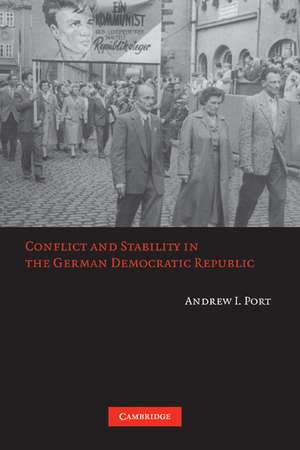 Conflict and Stability in the German Democratic Republic de Andrew I. Port