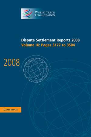 Dispute Settlement Reports 2008 de World Trade Organization