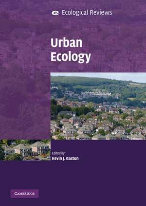 Urban Ecology de Kevin J. Gaston
