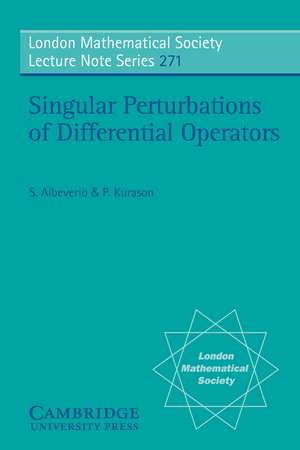 Singular Perturbations of Differential Operators: Solvable Schrödinger-type Operators de S. Albeverio