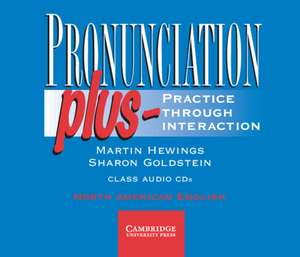 Pronunciation Plus Audio CDs: Practice through Interaction de Martin Hewings