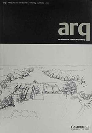 arq: Architectural Research Quarterly: Volume 4, Part 3 de Peter Carolin