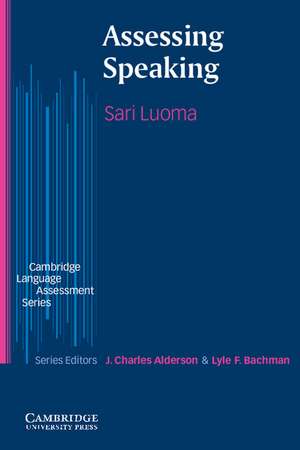 Assessing Speaking de Sari Luoma