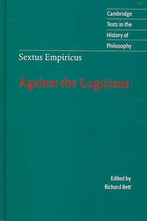 Sextus Empiricus de Richard Bett