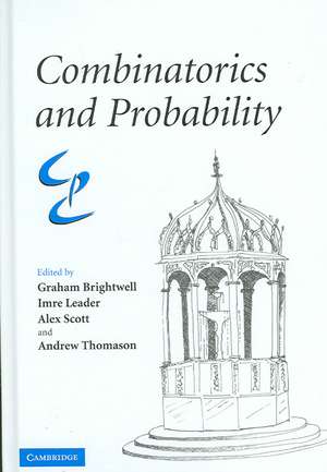 Combinatorics and Probability de Graham Brightwell