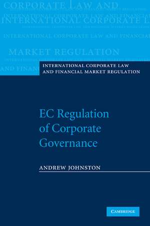 EC Regulation of Corporate Governance de Andrew Johnston