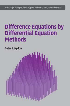 Difference Equations by Differential Equation Methods de Peter E. Hydon