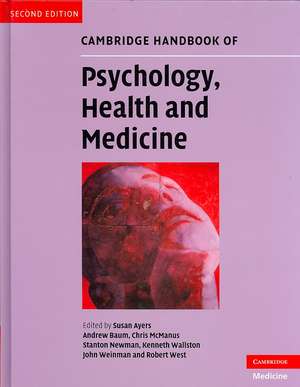 Cambridge Handbook of Psychology, Health and Medicine de Susan Ayers