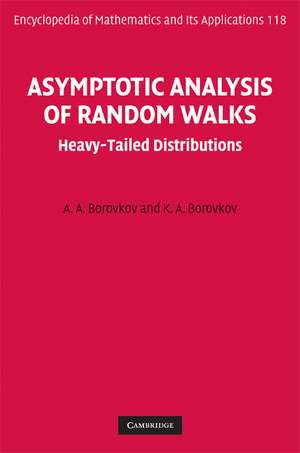 Asymptotic Analysis of Random Walks: Heavy-Tailed Distributions de A. A. Borovkov