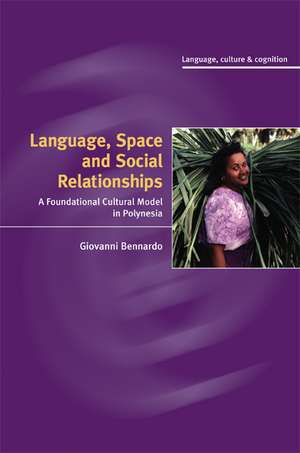 Language, Space, and Social Relationships: A Foundational Cultural Model in Polynesia de Giovanni Bennardo