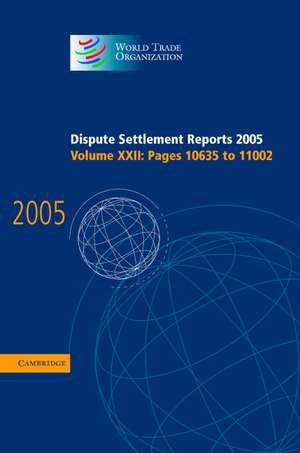 Dispute Settlement Reports 2005 de World Trade Organization