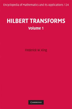 Hilbert Transforms de Frederick W. King