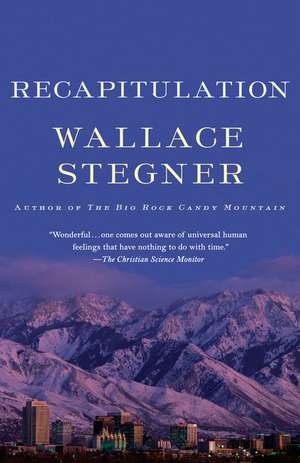 Recapitulation de Wallace Stegner