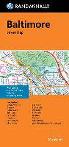 Rand McNally Folded Map: Baltimore Street Map de Rand Mcnally