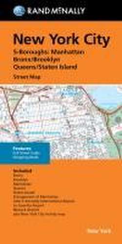 Rand McNally Folded Map: New York City 5 Boroughs Street Map de Rand Mcnally