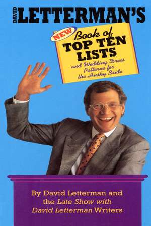 David Letterman's Book Top Ten de David Letterman