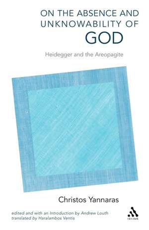 On the Absence and Unknowability of God: Heidegger and the Areopagite de Andrew Louth