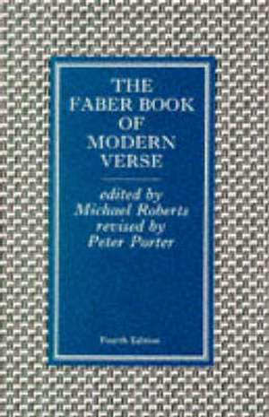 Roberts, M: The Faber Book of Modern Verse de Michael Roberts