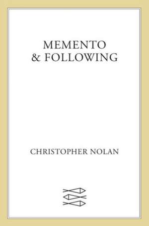 Memento & Following de Christopher Nolan