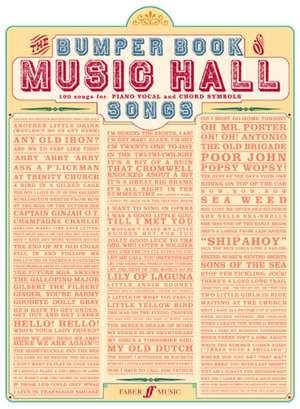 Bumper Book Of Music Hall Songs