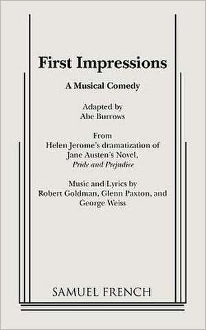 First Impressions de George Weiss