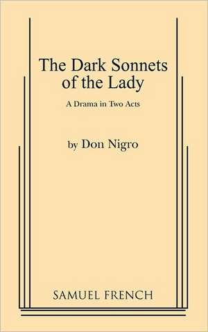 Dark Sonnets of the Lady de Don Nigro