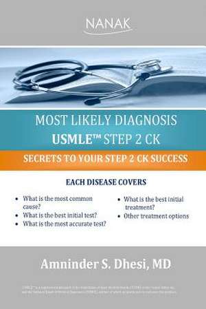 Most Likely Diagnosis USMLE Step 2 Ck de Amninder S. Dhesi MD