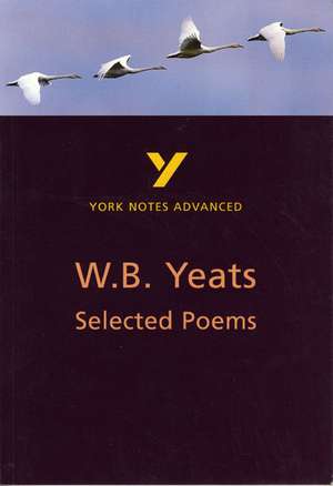 Selected Poems of W B Yeats (York Notes Advanced) English Literature Study Guide - for 2025, 2026 exams de Derry Jeffares