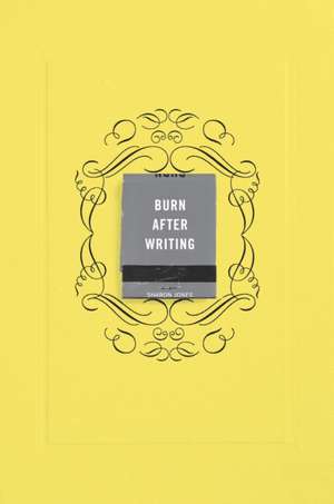 Burn After Writing (Yellow) de Sharon Jones