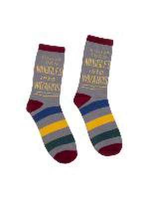 Books Turn Muggles into Wizards Socks - Large de Out of Print