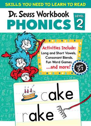 Dr. Seuss Phonics Level 2 Workbook de Dr. Seuss