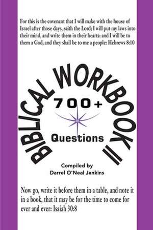 Biblical Workbook II de Darrel O'Neal Jenkins